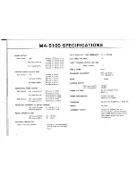 Предварительный просмотр 12 страницы Kenwood MA-5100 Instruction Manual