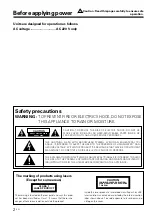 Preview for 2 page of Kenwood MDX-01 Instruction Manual