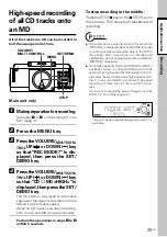 Preview for 29 page of Kenwood MDX-01 Instruction Manual