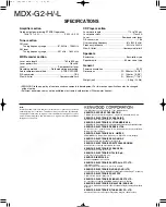 Preview for 20 page of Kenwood MDX-G2-H Service Manual