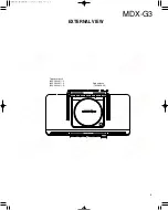 Preview for 3 page of Kenwood MDX-G3 Service Manual