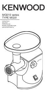 Preview for 1 page of Kenwood MG51 Instructions Manual