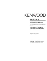 Kenwood MOBILE VIDEO CONSOLE SK-EXNL1 Instruction Manual preview