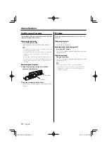 Preview for 10 page of Kenwood MP235 - KDC Radio / CD Instruction Manual