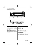 Preview for 17 page of Kenwood MP235 - KDC Radio / CD Instruction Manual