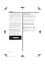 Preview for 34 page of Kenwood MP235 - KDC Radio / CD Instruction Manual