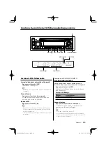 Preview for 43 page of Kenwood MP235 - KDC Radio / CD Instruction Manual