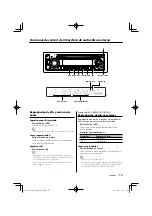 Preview for 75 page of Kenwood MP235 - KDC Radio / CD Instruction Manual