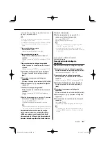 Preview for 81 page of Kenwood MP235 - KDC Radio / CD Instruction Manual