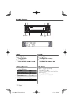 Preview for 10 page of Kenwood MP6025 - Radio / CD Instruction Manual