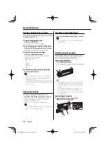 Preview for 16 page of Kenwood MP6025 - Radio / CD Instruction Manual