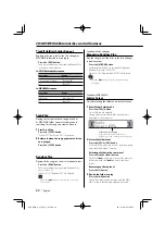 Preview for 22 page of Kenwood MP6025 - Radio / CD Instruction Manual