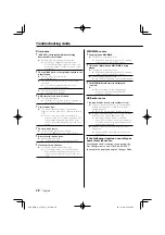 Preview for 38 page of Kenwood MP6025 - Radio / CD Instruction Manual