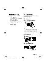 Предварительный просмотр 27 страницы Kenwood MP642U - Radio / CD Instruction Manual