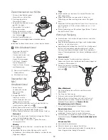 Предварительный просмотр 34 страницы Kenwood multipro FP720 series Instructions Manual