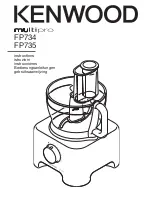 Kenwood MultiPro FP734 Instructions Manual предпросмотр