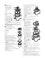 Предварительный просмотр 9 страницы Kenwood MultiPro FP734 Instructions Manual