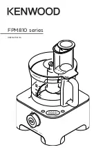 Kenwood MultiPro Sense FPM810 Series Instructions Manual preview