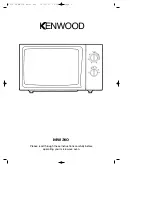 Kenwood MW310 Instructions Manual preview