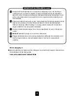 Preview for 3 page of Kenwood MW315 User Manual