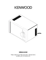 Preview for 1 page of Kenwood MW430M User Manual