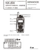 Kenwood NEXEDGE NX-200 Service Manual preview