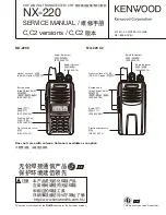 Kenwood NEXEDGE NX-220 Service Manual предпросмотр