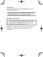 Preview for 3 page of Kenwood NEXEDGE NX-410 Instruction Manual