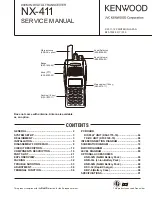 Kenwood NEXEDGE NX-411 Service Manual предпросмотр