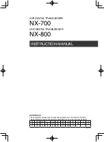 Preview for 3 page of Kenwood NEXEDGE NX-700 series Instruction Manual