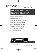 Preview for 1 page of Kenwood NEXEDGE NX-720 Instruction Manual