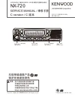 Kenwood NEXEDGE NX-720 Service Manual preview