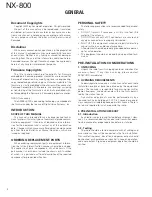 Preview for 2 page of Kenwood NEXEDGE NX-800 series Service Manual