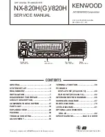 Kenwood Nexedge NX-820H Service Manual предпросмотр