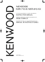 Kenwood Nexedge NXR-710-K Instruction Manual preview