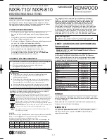 Preview for 9 page of Kenwood NEXEDGE NXR-710 Instruction Manual