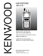 Preview for 1 page of Kenwood Nexedge Instruction Manual