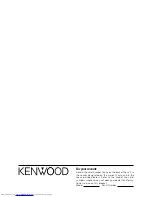 Preview for 64 page of Kenwood NV-500 Instruction Manual