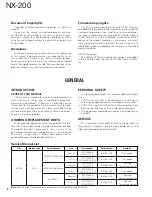 Предварительный просмотр 2 страницы Kenwood NX-200 K Service Manual