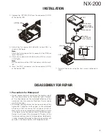 Предварительный просмотр 7 страницы Kenwood NX-200 K Service Manual