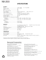 Предварительный просмотр 96 страницы Kenwood NX-200 K Service Manual