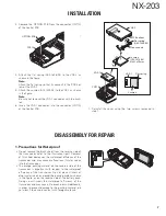 Preview for 7 page of Kenwood NX-203 Service Manual