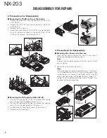 Preview for 8 page of Kenwood NX-203 Service Manual