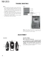 Preview for 38 page of Kenwood NX-203 Service Manual