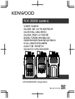 Kenwood NX-3000 series User Manual предпросмотр