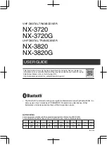 Предварительный просмотр 3 страницы Kenwood NX-3720 User Manual