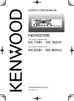 Предварительный просмотр 1 страницы Kenwood NX-740H Instruction Manual