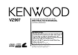 Kenwood P907 Instruction Manual предпросмотр