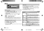 Предварительный просмотр 6 страницы Kenwood Pandora KMM-BT303 Instruction Manual