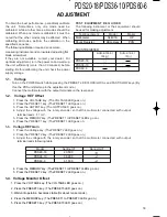 Предварительный просмотр 18 страницы Kenwood pds20-18 Service Manual